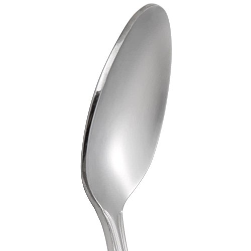 (Set Of 12) Tuscany Iced Tea Spoons With Long Handles, Heavy Weight 18/0 Stainless Steel Restaurant/Catering Silverware Flatware Spoons, Commercial Quality Teaspoon Set #TOP2