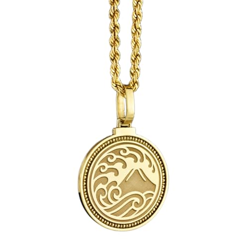 Collier pendentif léopard 28 mm argent 925 plaqué or mixte 45 cm