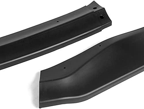 3PCS Front Bumper Lip Kit fit for compatible with 2017-2020 Lexus IS-Series, AR-Style Splitter Trim Protection Spoiler, Air-Dam-Chin-Diffuser (Unpainted Matt Black)