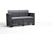 Bica Set Nebraska 2, 4 Plazas, Antracita