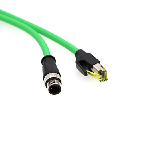 Cable Ethernet M12 D-Code 2 m con RJ45 Verde miniatura 2