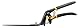Fiskars Rasenkantenschere GS21, Soft-Touch Griff, Länge 31 cm, Stahl/Kunststoff, Schwarz/Orange, Solid, 1026826