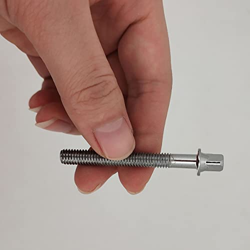 Abaodam 18pcs Tornillos para Montaje de Bombo con Arandelas para Soporte de Redoblante de Batería Metal miniatura 6