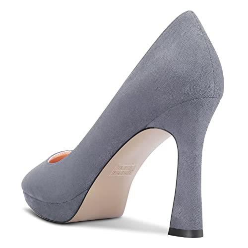 Castamere Women Stiletto High Heel Close Pointed Toe Pumps Slip-on Office Party Clear Classic Shoes 3.9 Inches Heels3