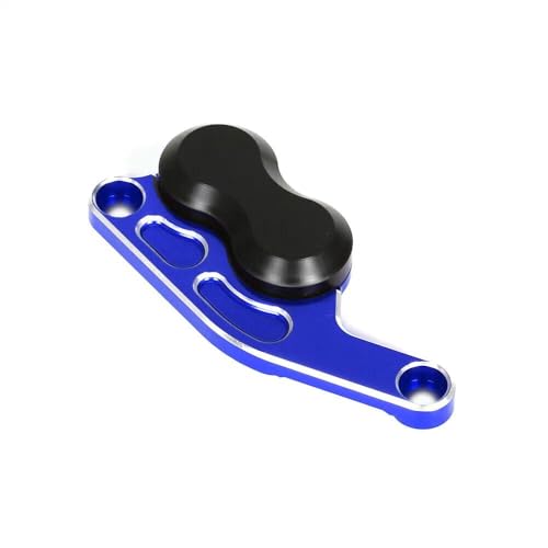 Monkey VorderbremsScheiben-Rotor-Schutzabdeckung-Schutzslider-Rahmenschutzslider, kompatibel mit Monkey 125 2018-2024, 3D-CNC-Aluminium-Motorradzubehör (Blau)