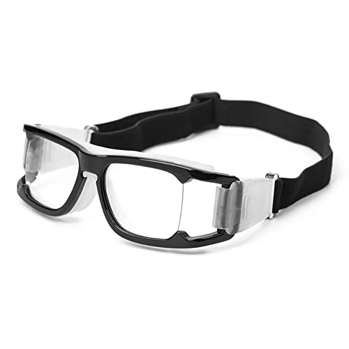 Glitterstar Sportbrille für Basketball Fußball, Männer Damen Antibeschlag und Anti-Kollision, Schutzbrille mit verstellbarem Riemen, Sport Trainingshilfen Jugendliche, Schwarz Cover