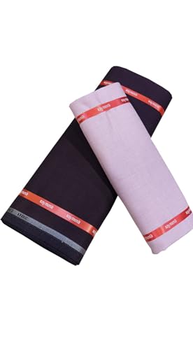 Image of Raymond Fabrics Men's Unstitched 3.25 Meters Suit Fabric Set with Tie, Pocket Square and Shirt Piece (Multicolour, All Weather Fabric,Attractive Box,Premium Fabric)