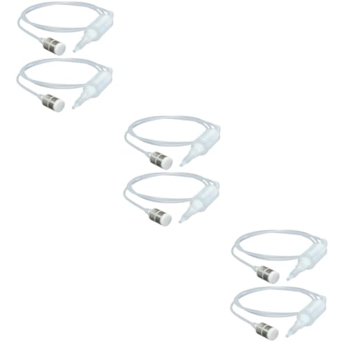 KICHOUSE 6pcs Home Brewing Siphon Tubes Wine Transfer Tool for and Beer Making Lightweight Manual Siphon Hose for Home Use