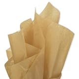 Acid-Free Kraft Tissue Paper - 100 Sheets 15 Inch x 20 Inch Neutral tan 100 Sheets A1 Bakery...