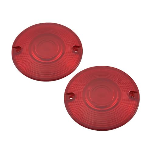 Lentille de feu clignotant moto de finition précise pour Touring et Glide - 6