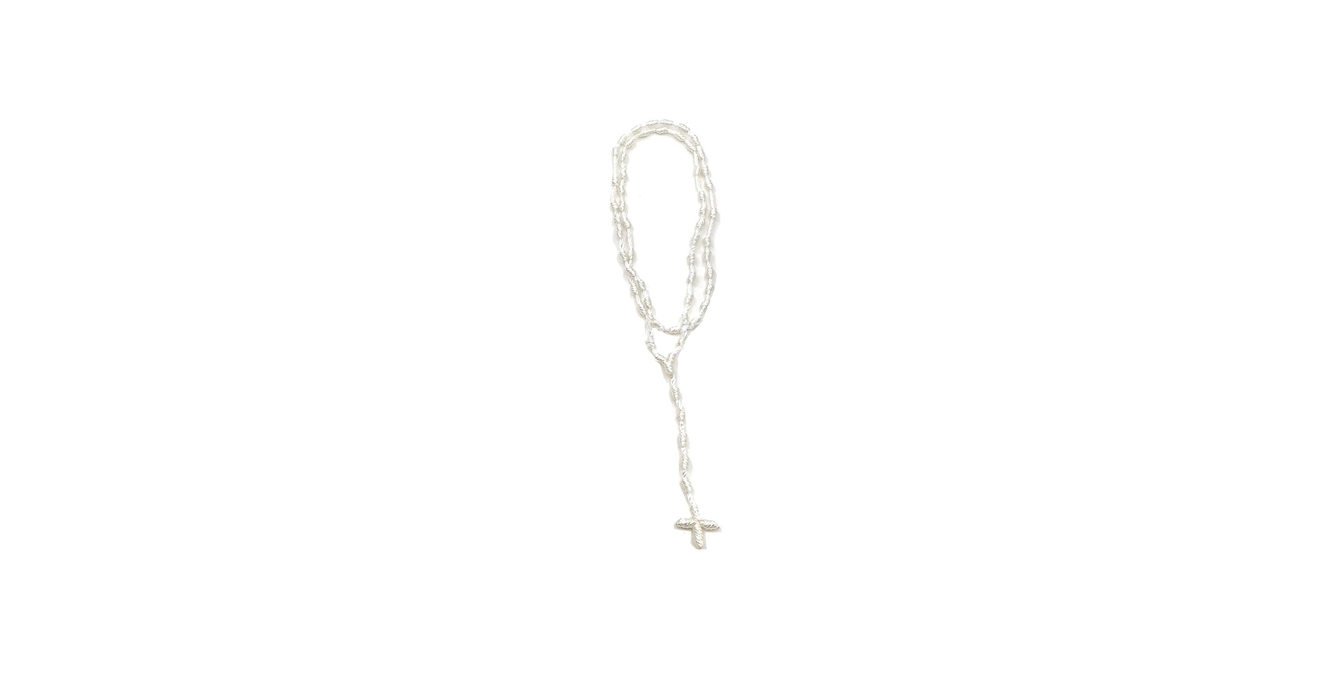 Amazon.com: Caiyao Lightweight Catholic Knotted Rosary Cross