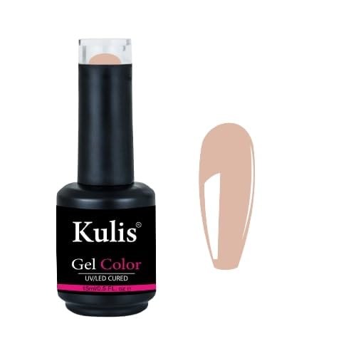 Kulis Nude Shade UV/LED Gel Polish for Professionals 15ml Brush Cap Shade S45