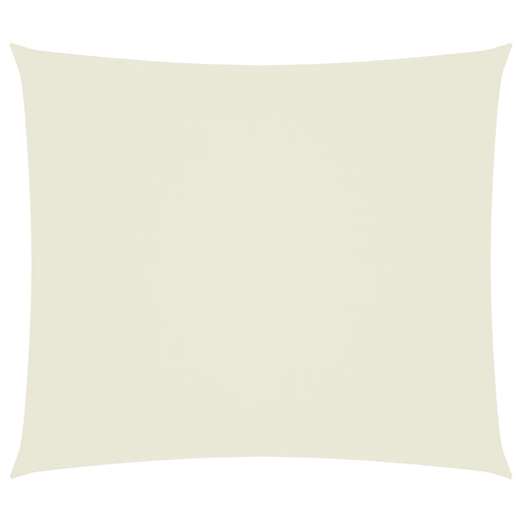 Toile d'ombrage imperméable 2.5x3m tissu Oxford PU anti-pluie crème