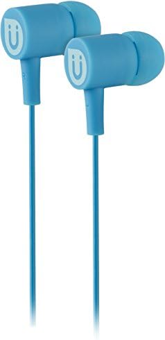 Uber in Ear Wired Earbuds, Comfortable Rubber Headphones, 3.5mm, High Sound Quality, Extra Earbud Tips, for Apple iPhone, iPad, iPod, Android Smartphones, Samsung Galaxy, Tablets & More, Blue, 13122