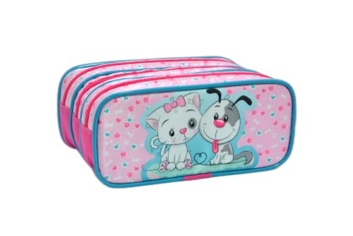 Estojo Escolar Triplo Best Friends Estojos Kids