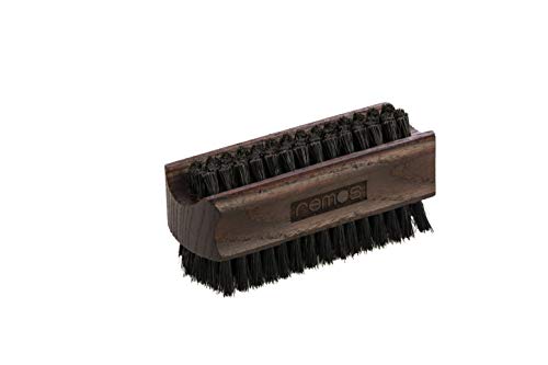 Brosse à main et ongles en poils de sanglier REMOS hêtre thermique naturel