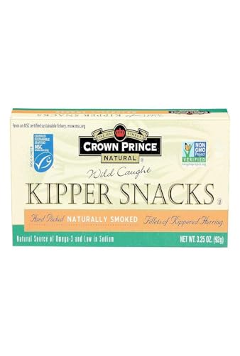 Crown Prince Kipper Snack 3.25 OZ (Pack of 6)