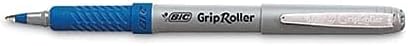 Bic Gre11be Grip Stick Roller Ball Pen, Blue Ink, 7Mm, Fine, Dozen