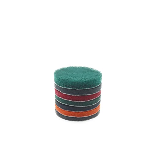 Image of Heavy Duty Scour Pads, Non-Scratch Scrub Sponges, ULIFESTAR 5PCS Dish Scrubber Scouring Pads, Dual-Sided Reusable Household Scrub Pads for Dishes,Dish Cleaning Tool,Kitchen Scrubbers & Metal Grills