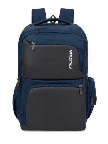 Image of Segno Laptop Backpack 15.6 Inch, Waterproof, 4 Compartments, Lightweight 500g, Padded Straps, Sea Green Backpack for Men & Women - School, College & Office Bag