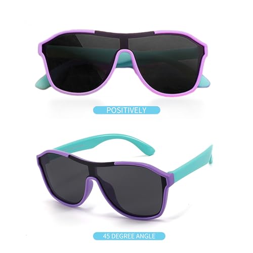 Kids Sunglasses Polarized Sunglasses Boys Girls UV Protection Shades Glasses Party Favors Silicone Frame TAC Lense4