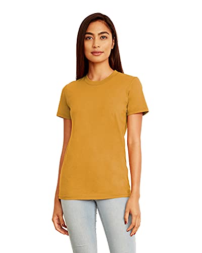 Next Level N3900 Ladies' Boyfriend T-Shirt Antique Gold S