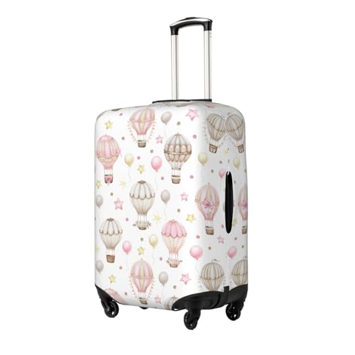 Spandex Travel Luggage Cover Printed Cute Balloons Watercolor Double-Sided Suitcase Protector Bag,Dust-Proof Anti-Scratch Durable Baggage Covers For Kid Adult,Medium2