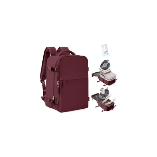 SZLX Mochila 40x30x20 Ryanair Vueling Wizzair Mochila al Vacio con Bomba