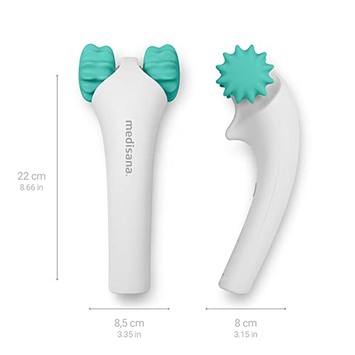 Medisana Hm 630 Massaggiatore Manuale Con Rulli, Vibrazione Tonificante E Massaggio A Rulli Con 3 Livelli Di Intensità - 2