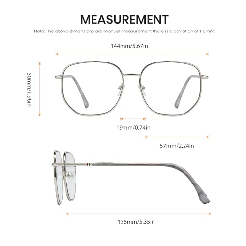 Image of Cyxus Photochromic Blue Light Glasses for Men Women Computer Glasses UV Protection Glasses 8261