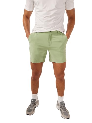 Image of Chubbies Everywear Men's Shorts - Mens Shorts Casual 6in Inseam, Elastic Waist, Water-Resistant, Zipper Pocket