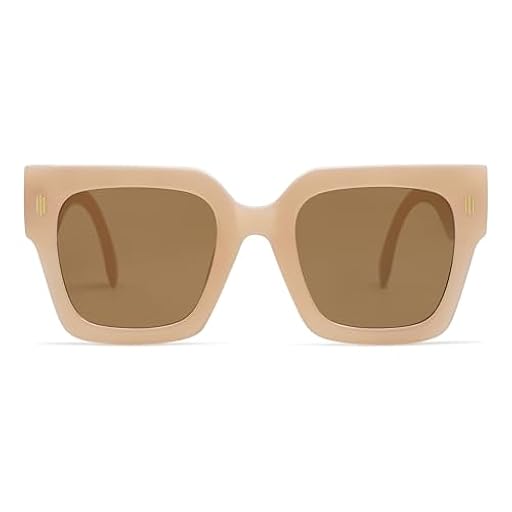 SOJOS Gafas de sol cuadradas de gran tamaño vintage para mujeres, gafas de sol de lujo retro para mujeres protección UV400 SJ2194C6 | Ya disponible en tu tienda friki favorita! En mundofriki.es!