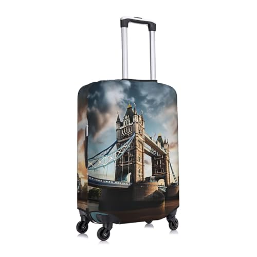 Housse de bagage extensible L motif Londres pour valise souple
