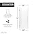 ANZZI 72" x 24" Frameless Shower Door in Gun Metal Black, Passion Water Repellent Glass Shower Door with Seal Strip Parts and Handle, 3/8 Glass Hinged Shower Door with Handle (SD-AZ09-01GB)