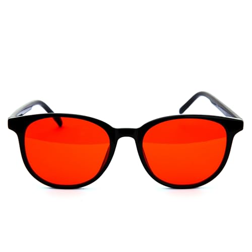 Image of ULTRAHUMAN Blue Light-Blocking Glasses (Night) | Improve Sleep Quality | Enhance Productivity | Reduce Eye Strain, Elegant Eyewear for Computer, Gaming, & Reading