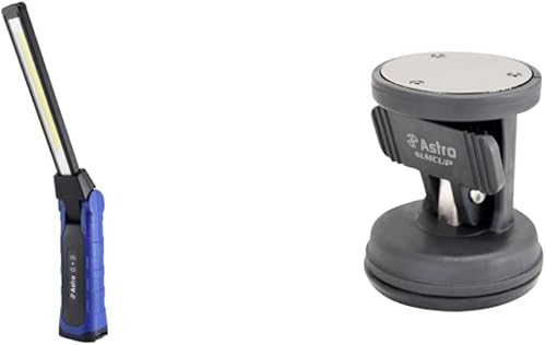 52SL 500 x 2 lúmenes recargable inalámbricamente plegable de doble cara LED Slim Light + Astro Tools SLMCUP HD luz magnética de trabajo ventosa