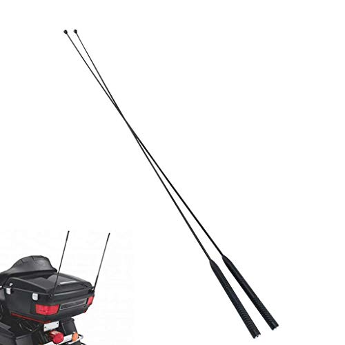 PSLER® Moto Antenne AM FM pour Davidson Electra Glide 1986-2015 Road Glide 1998-2013 Street Glide 2013 Tour Glide 1986-1996 Tri Glide 2009-2013