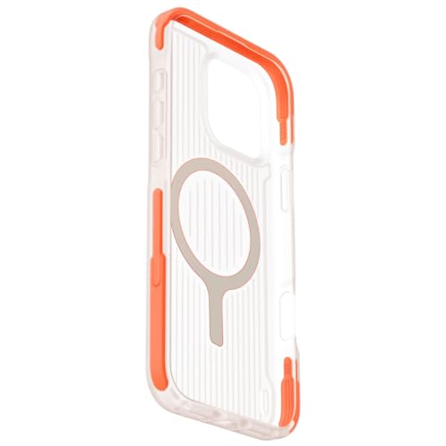 Coque iPhone 16 Pro Max orange aimantée UNIQ Hybrid Combat Active - 2