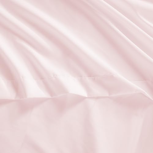 Drap de dessus rose pâle lit king size pour des nuits fraîches et douces - 3