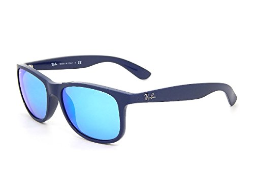 Ray Ban Andy RB4202 615355 Blue/ Blue Mirror 55mm Sunglasses