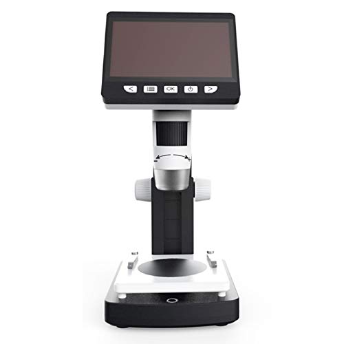 LED Digital Microscope 50X-1000X Magnification Zoom HD 1080P 2 Megapixels 8 Adjustable LED Light Video Camera 4.3 pollici usb