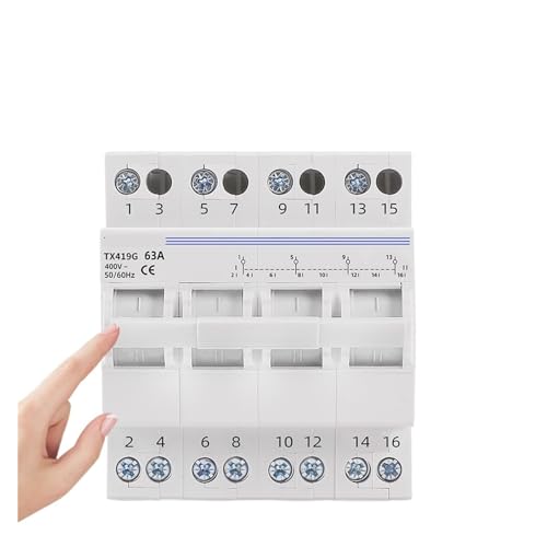 Panne de courant solution commutateur de transfert manuel double puissance disjoncteur 2P 63A