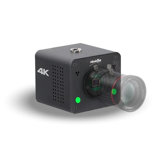 zowietek 4K Native NDI|HX3 POV Box Camera PoE, ZowieCAM, SDI & HDMI & UVC Output, Standalone RTSP/RTMP(s)/SRT Live Streaming, Ultra-Compact, Interchangeable Lens, PC/Mobile Phone/Tablet Control (CS)