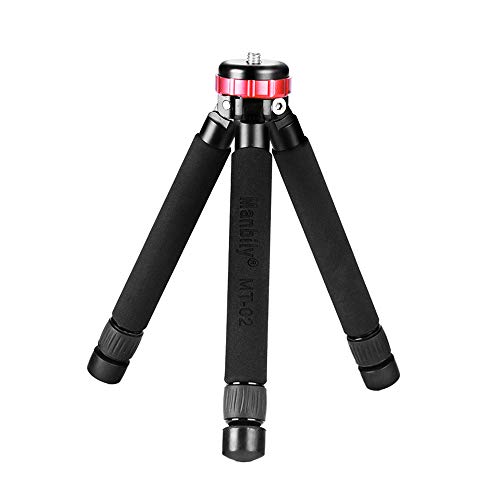 Docooler MT-02 Portable Desktop Tripod 2-Section Extendable Mini Tabletop Tripod 1/4 & 3/8