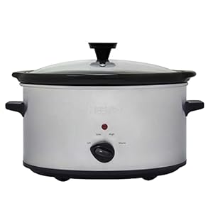 NESCO SC-8-25 Electric Slow Cooker, standard, Silver