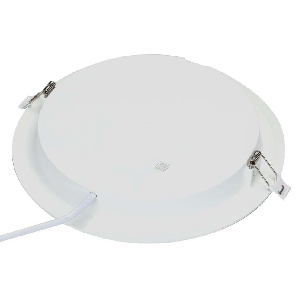 3 Stück Smart Home Einbau-Deckenleuchte 18W dimmbar CCT 2700-6500K 1760lm rund Ø230mm, mit Fernbedienung, auch steuerbar über App/Smartphone, kompatibel mit Google Assistant® und Amazon Alexa®