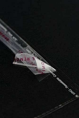 Image of Transparent Polythene Clear Cover Sealable for Gifting Shirt Pant Storage Self Adhesive Bopp Pouches - 100Pc, 4x4 with 2 Inch Base t-shirt Packing Plastic Bag