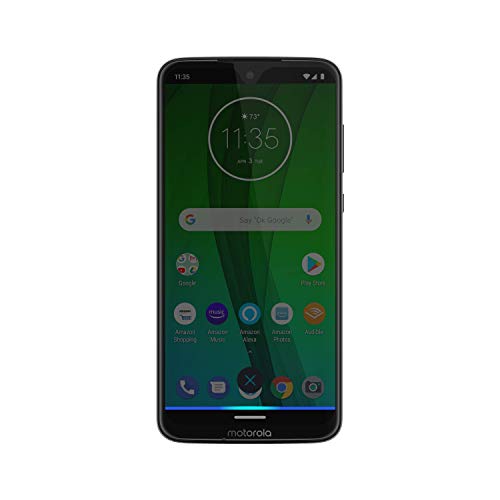 Moto G7 with Alexa Hands-Free – Unlocked – 64 GB – Clear White (US Warranty) – Verizon, AT