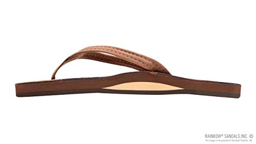 Rainbow Sandals Ladies Luxury Leather - Single Layer Arch Support With 1/2" Narrow Strap2