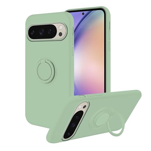 Coque silicone Google Pixel 9 Pro verte, le cadeau idéal pour protéger son nouveau téléphone